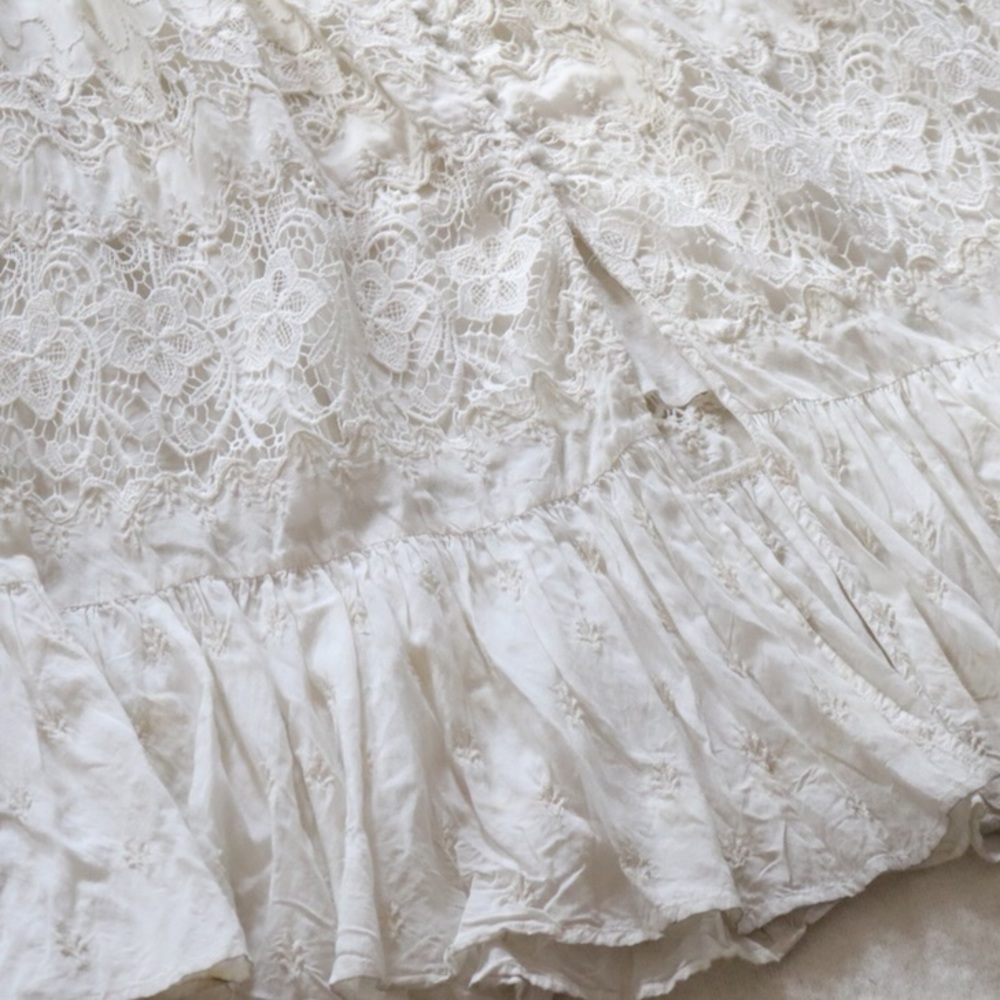 Vintage Free People | Lace Maxi Skirt - Picture 4 of 7